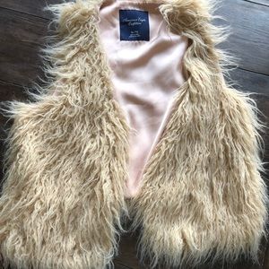 Faux fur vest
